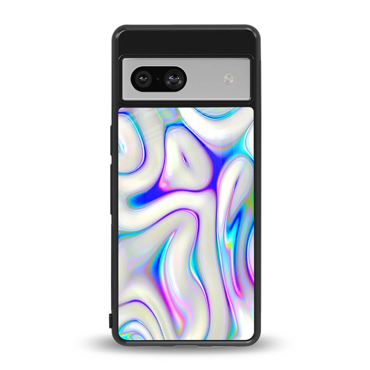 Lilac Drift back phone cover | glass case for google pixel 7