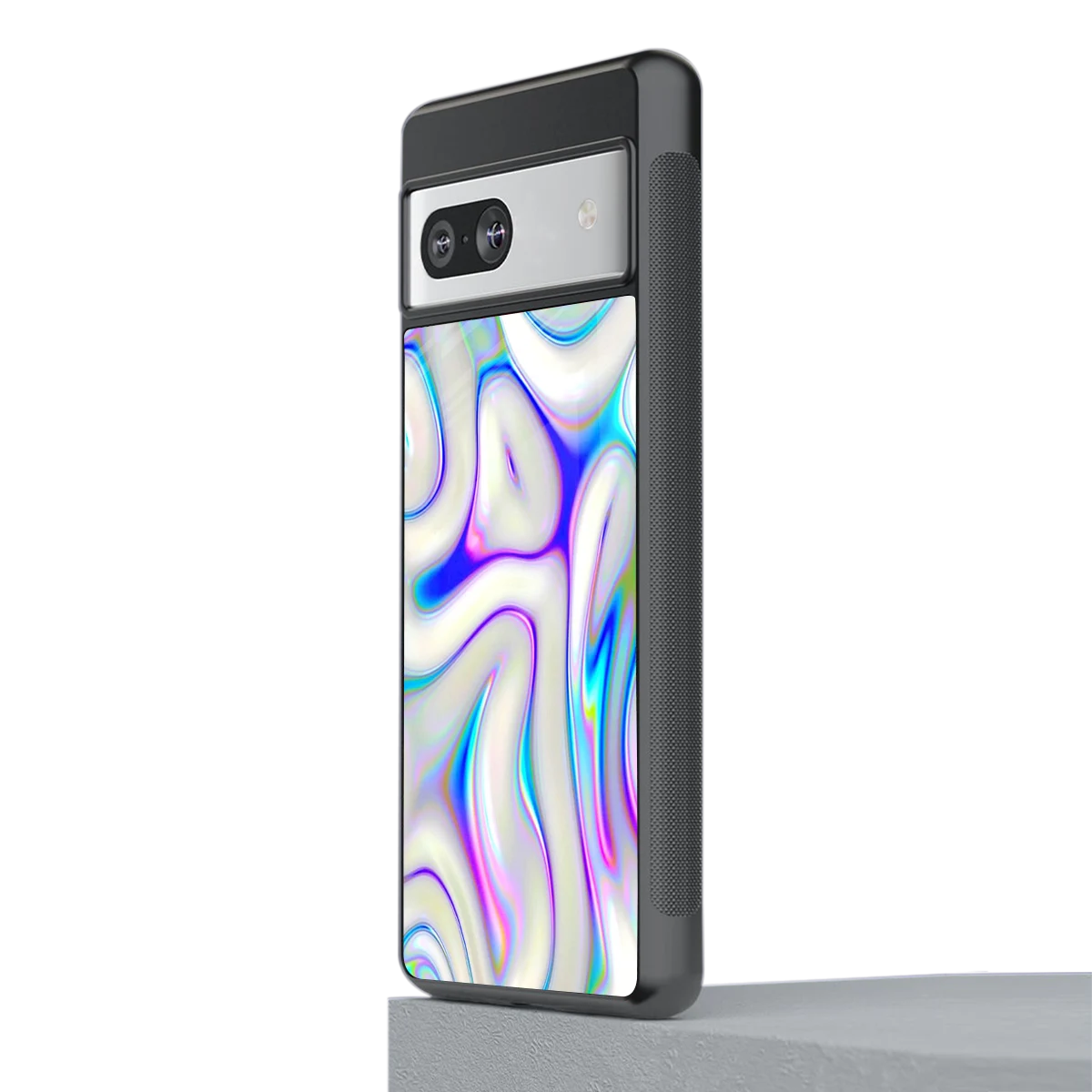 Lilac Drift stylish phone case for google pixel 7 | glossy glass and slim fit