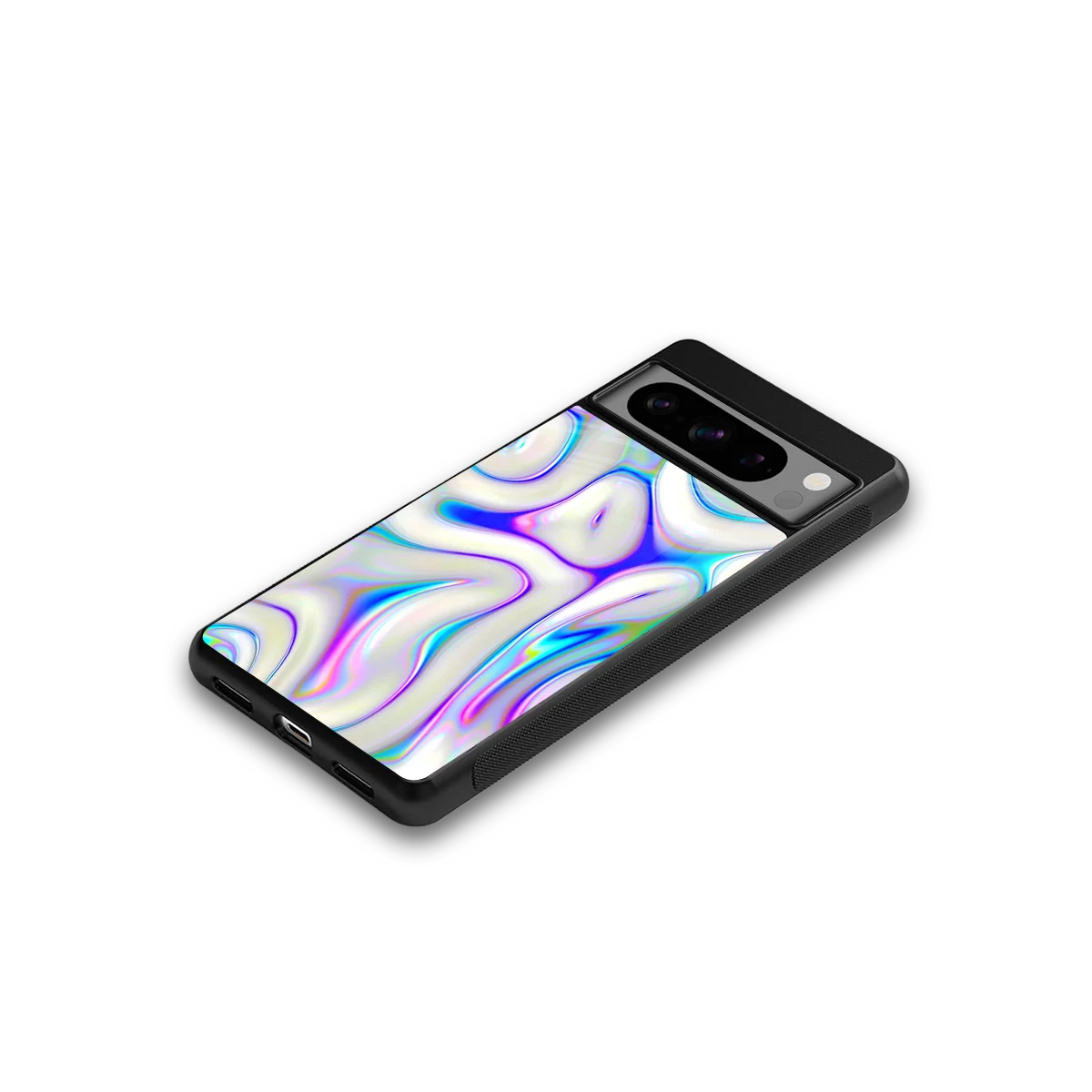 Lilac Drift google pixel 8 pro mobile cover | shockproof glass phone case