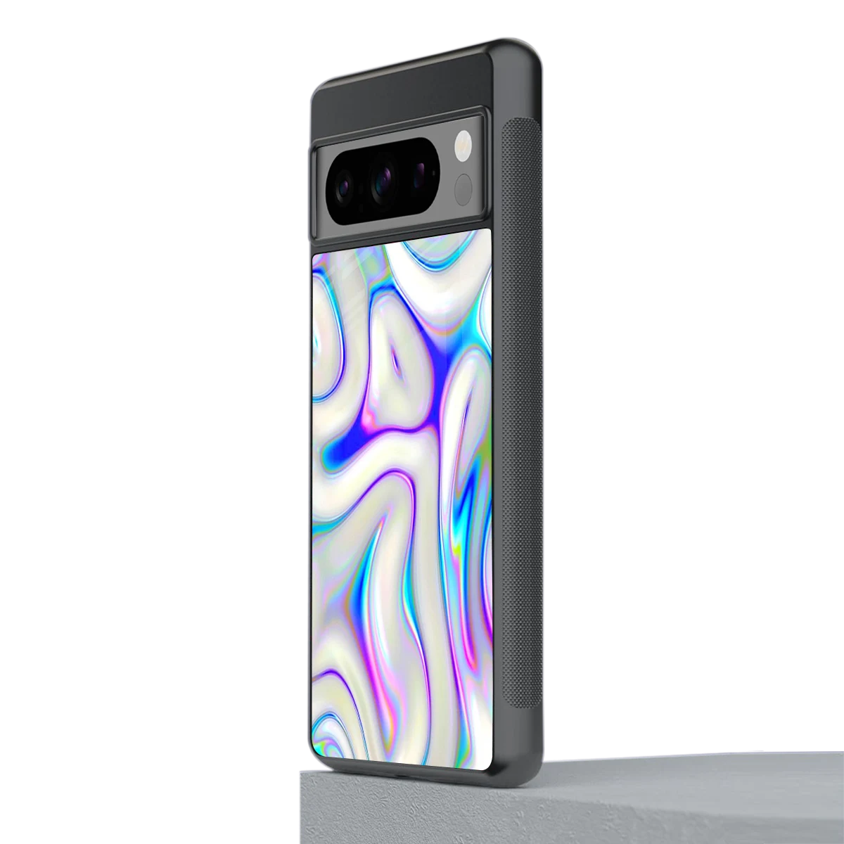 Lilac Drift stylish phone case for google pixel 8 pro | glossy glass and slim fit
