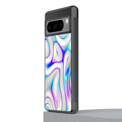 Lilac Drift stylish phone case for google pixel 8 pro | glossy glass and slim fit