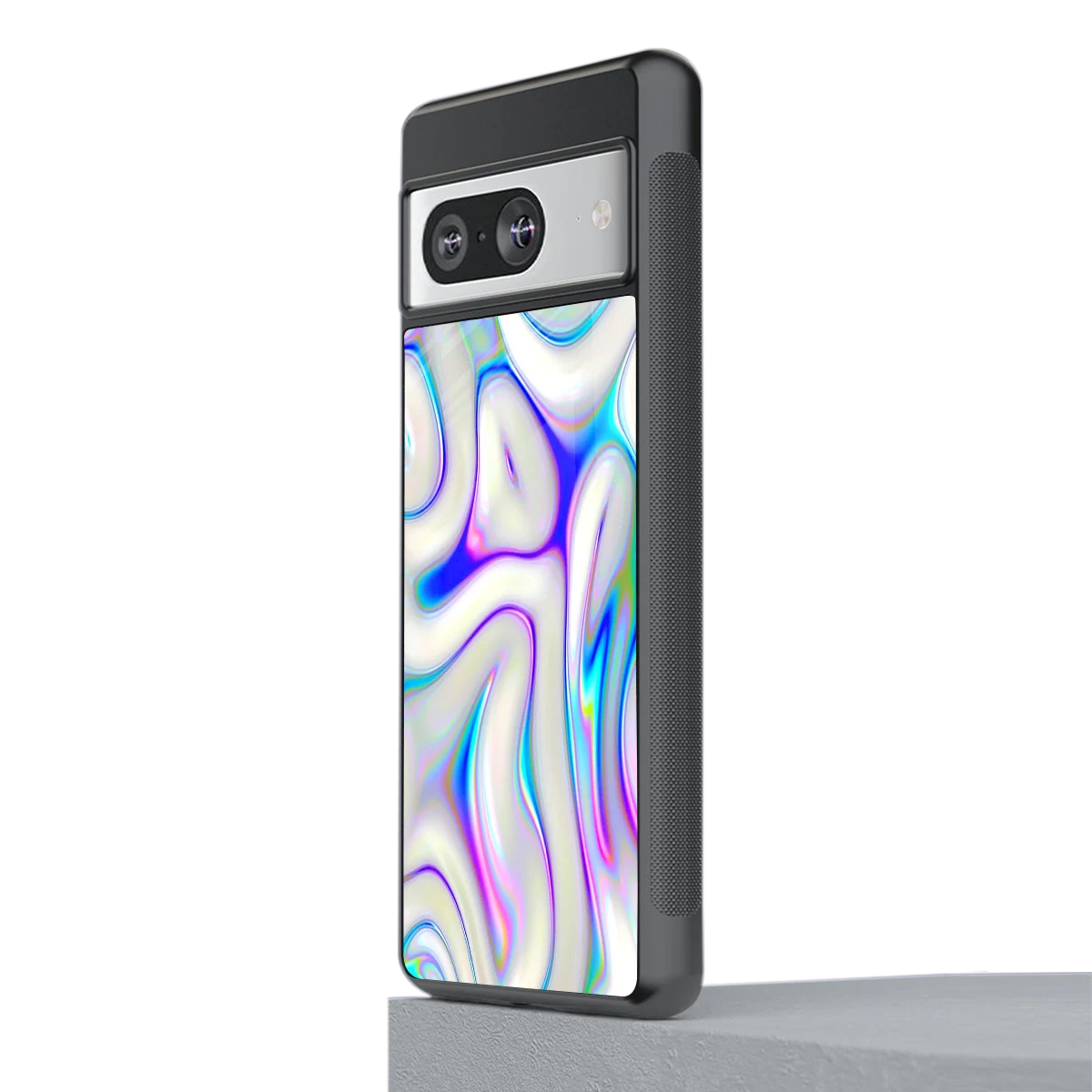 Lilac Drift stylish phone case for google pixel 8 | glossy glass and slim fit