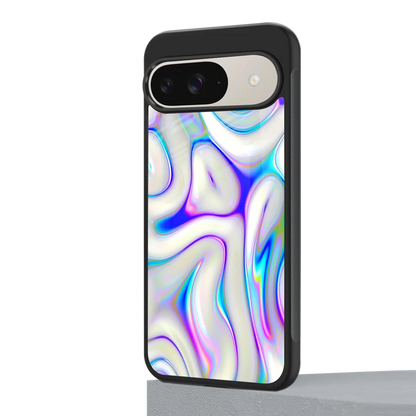 Lilac Drift google pixel 9 mobile cover | shockproof glass phone case