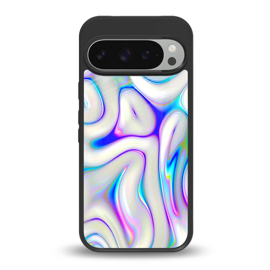 Lilac Drift back phone cover | glass case for google pixel 9 pro xl