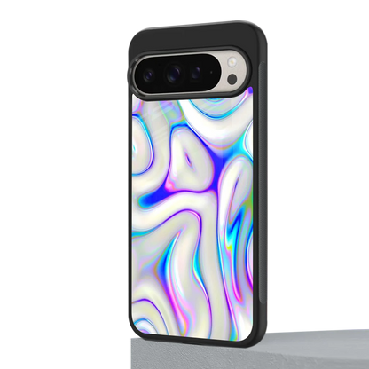 Lilac Drift google pixel 9 pro mobile cover | shockproof glass phone case