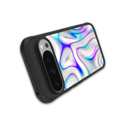 Lilac Drift stylish phone case for google pixel 9 pro | glossy glass and slim fit