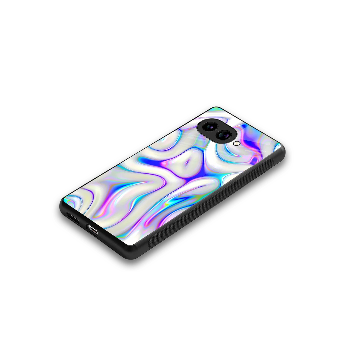 Lilac Drift stylish phone case for google pixel 10a | glossy glass and slim fit