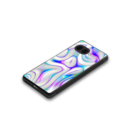 Lilac Drift stylish phone case for google pixel 10a | glossy glass and slim fit