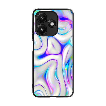 Lilac Drift back phone cover | glass case for redmi 12 5g