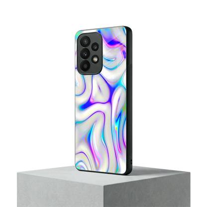 Lilac Drift samsung galaxy a23 mobile cover | shockproof glass phone case