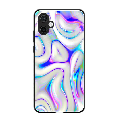 Lilac Drift back phone cover | glass case for samsung galaxy a06 5g