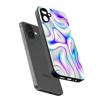 Lilac Drift sleek samsung galaxy a06 5g cover with tempered glass back and TPU edges