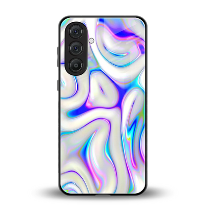 Lilac Drift back phone cover | glass case for samsung galaxy a37 5g