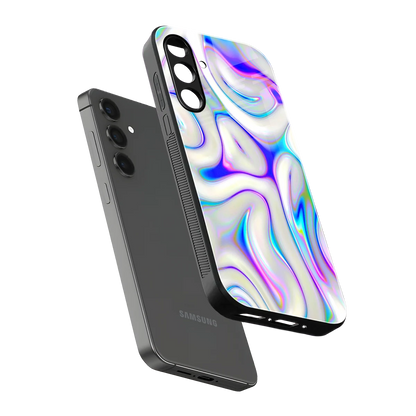 Lilac Drift sleek samsung galaxy a16 5g cover with tempered glass back and TPU edges