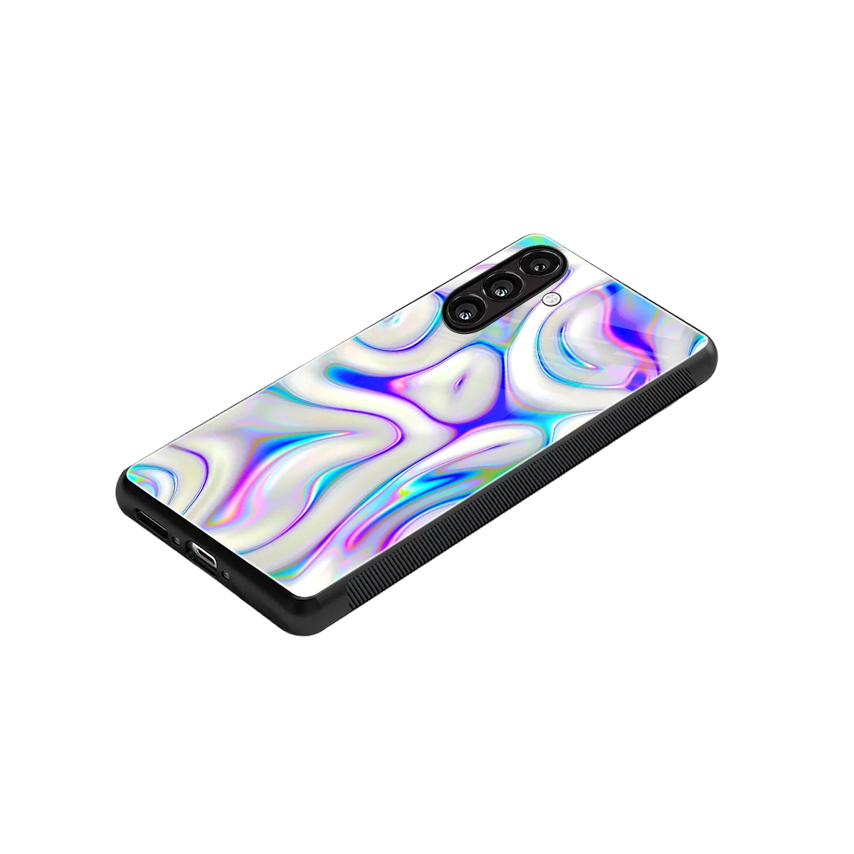 Lilac Drift stylish phone case for samsung galaxy a37 5g | glossy glass and slim fit