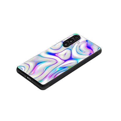Lilac Drift stylish phone case for samsung galaxy a37 5g | glossy glass and slim fit