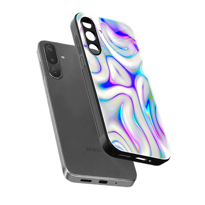 Lilac Drift sleek samsung galaxy m36 5g cover with tempered glass back and TPU edges