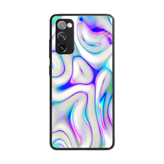 Lilac Drift back phone cover | glass case for samsung galaxy s20 fe