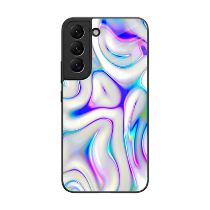 Lilac Drift back phone cover | glass case for samsung galaxy s22