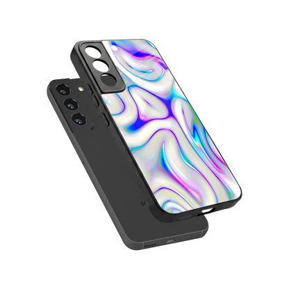 Lilac Drift sleek samsung galaxy s22 cover with tempered glass back and TPU edges