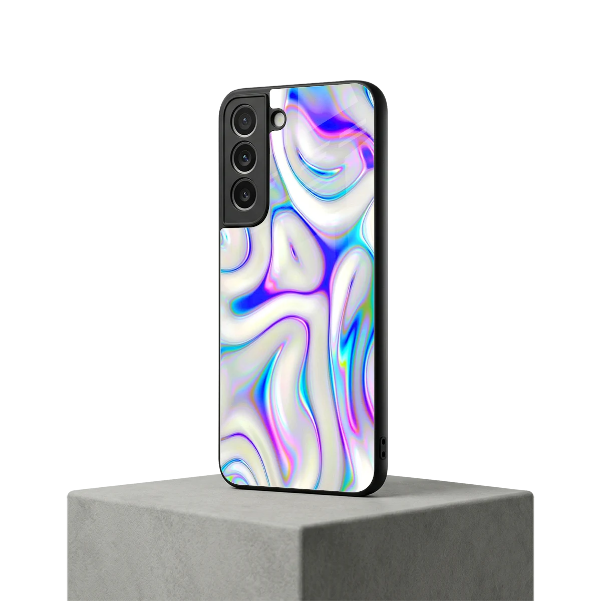Lilac Drift samsung galaxy s22 mobile cover | shockproof glass phone case