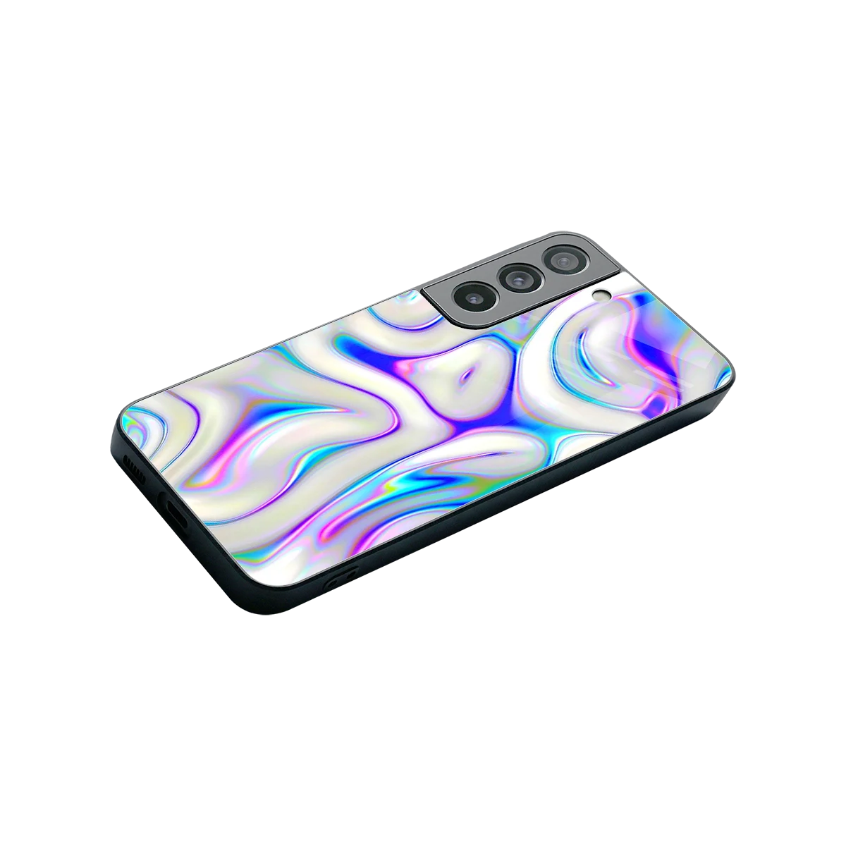 Lilac Drift stylish phone case for samsung galaxy s22 | glossy glass and slim fit