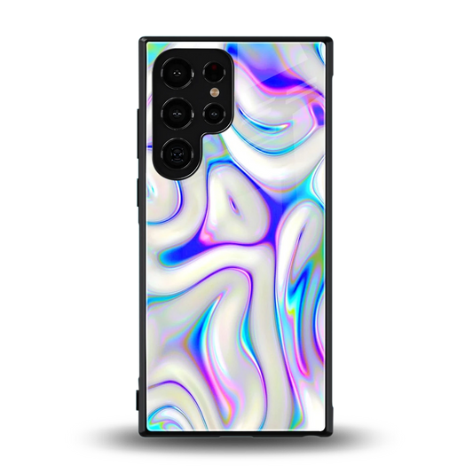 Lilac Drift back phone cover | glass case for samsung galaxy s24 ultra