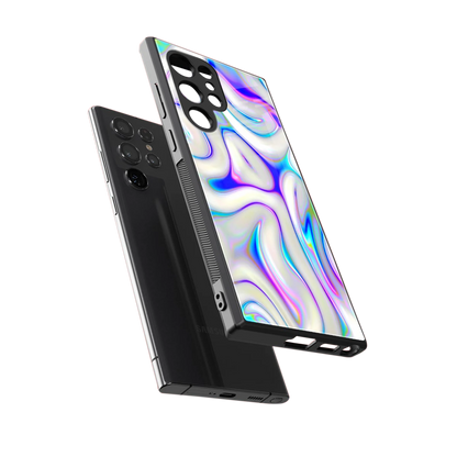 Lilac Drift sleek samsung galaxy s23 ultra cover with tempered glass back and TPU edges