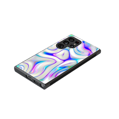 Lilac Drift stylish phone case for samsung galaxy s24 ultra | glossy glass and slim fit