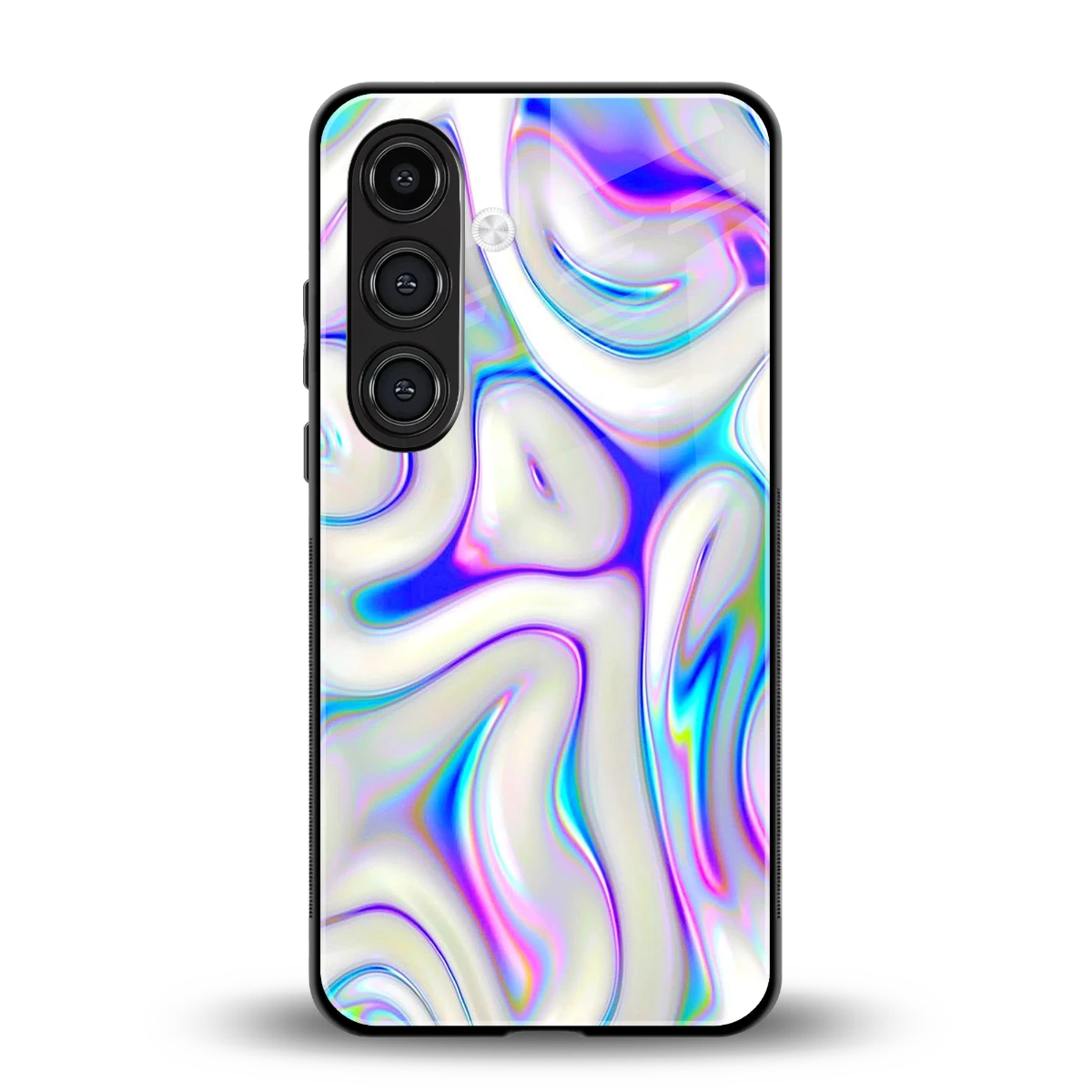 Lilac Drift back phone cover | glass case for samsung galaxy s24 plus