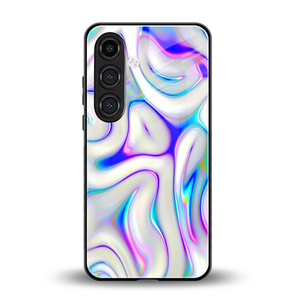Lilac Drift back phone cover | glass case for samsung galaxy s24