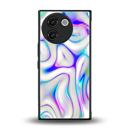 Lilac Drift back phone cover | glass case for vivo v30e