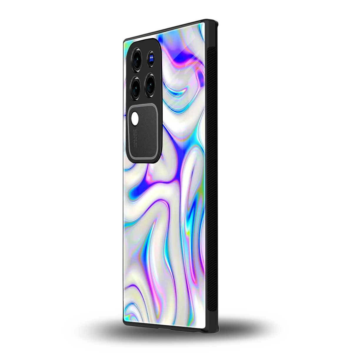 Lilac Driftvivo v30 pro mobile cover | shockproof glass phone case