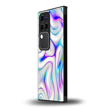 Lilac Driftvivo v30 pro mobile cover | shockproof glass phone case