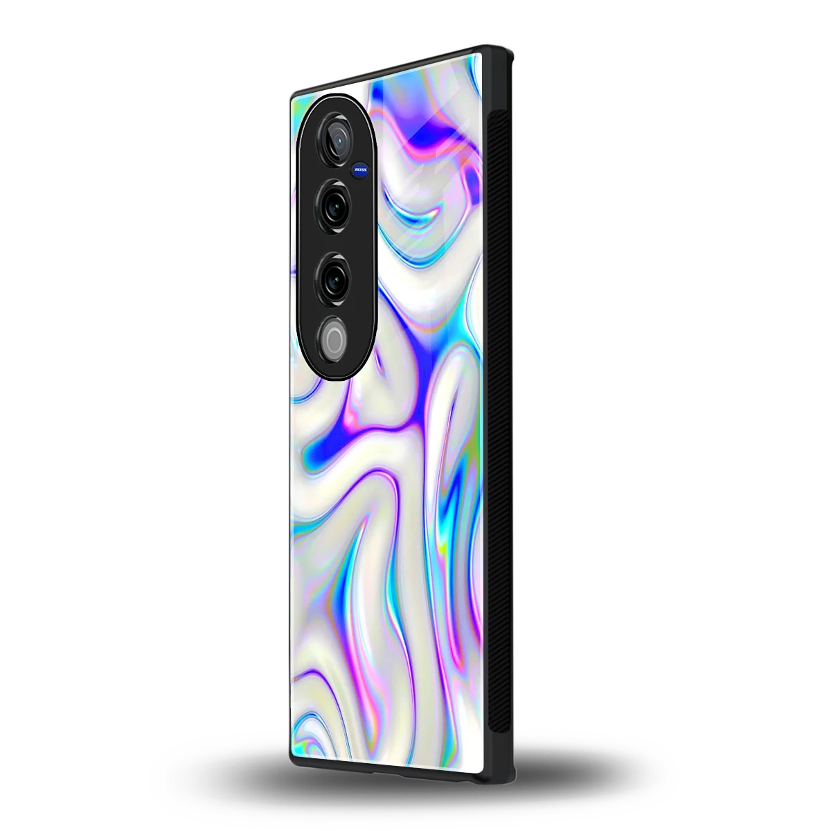 Lilac Drift vivo v40 pro mobile cover | shockproof glass phone case