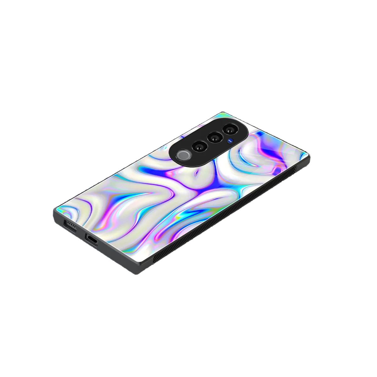 Lilac Drift stylish phone case for vivo v40 pro | glossy glass and slim fit