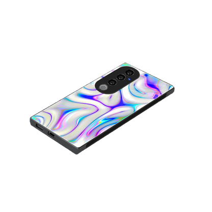 Lilac Drift stylish phone case for vivo v40 pro | glossy glass and slim fit