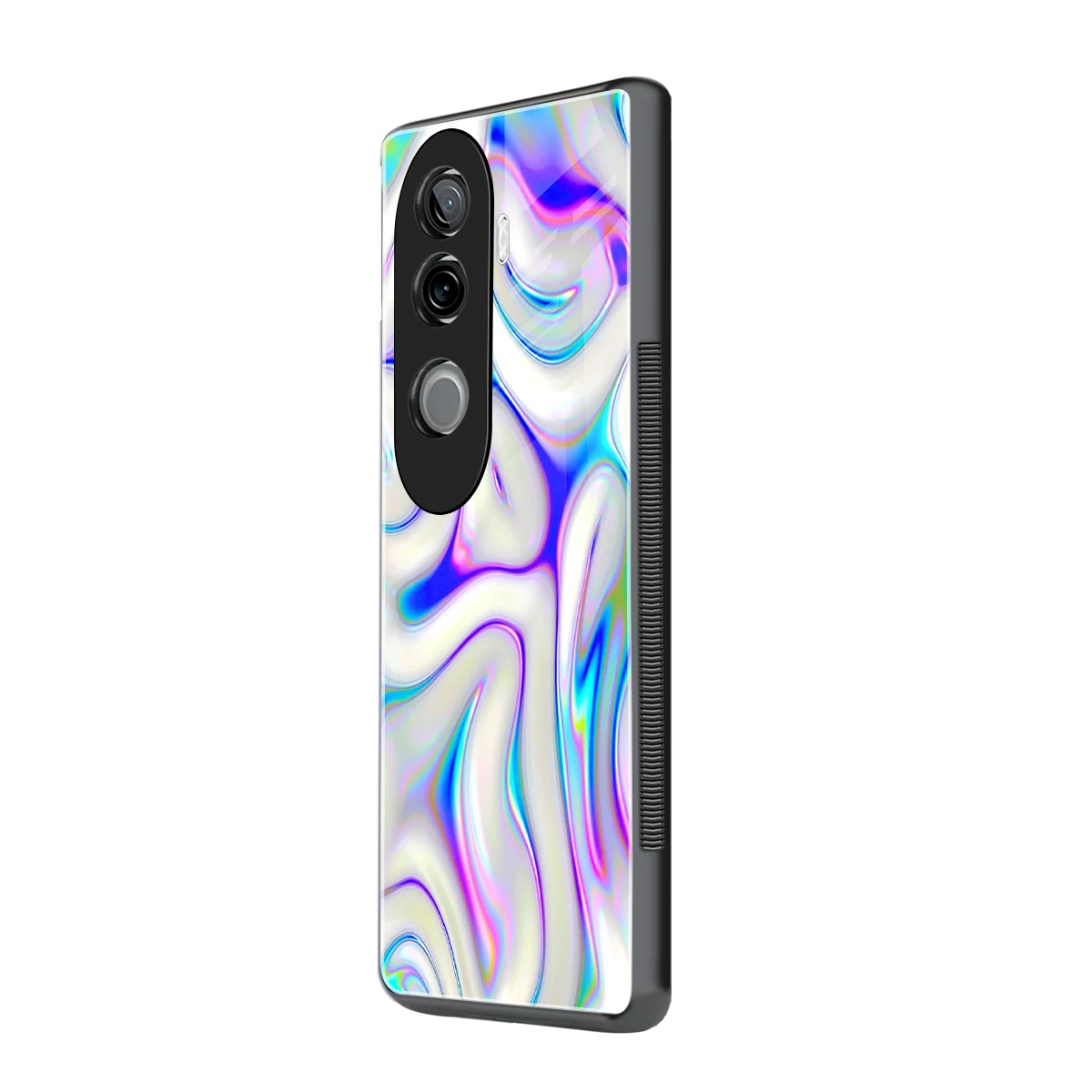 Lilac Drift vivo v40e mobile cover | shockproof glass phone case