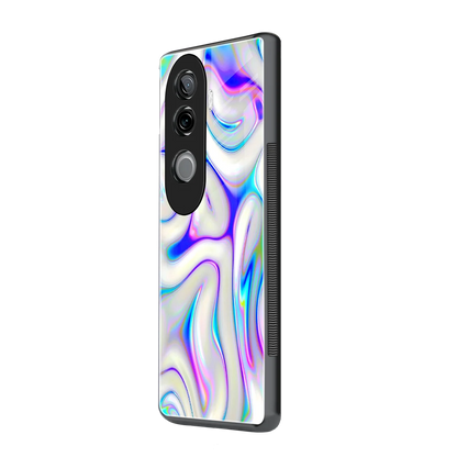 Lilac Drift vivo v40e mobile cover | shockproof glass phone case