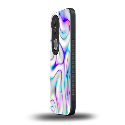 Lilac Drift vivo v50 mobile cover | shockproof glass phone case