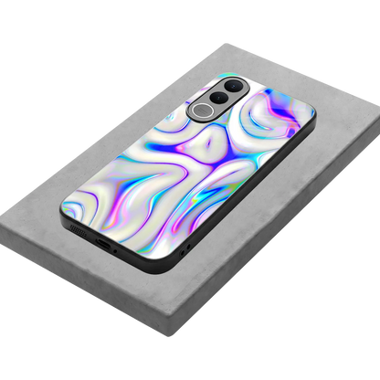 Lilac Drift stylish phone case for vivo v70 fe | glossy glass and slim fit