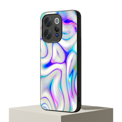 Lilac Drift vivo v70 mobile cover | shockproof glass phone case