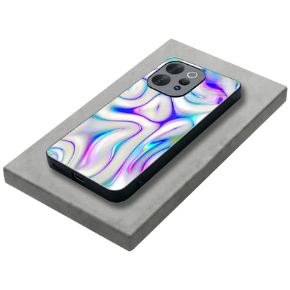 Lilac Drift stylish phone case for vivo v70 | glossy glass and slim fit
