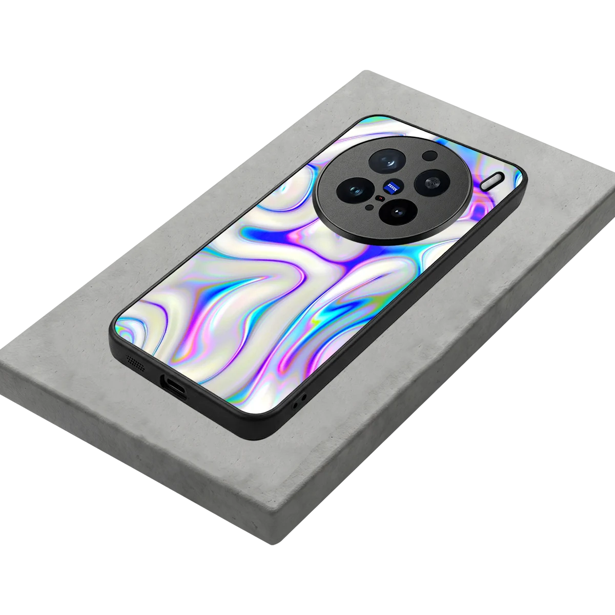 Lilac Drift stylish phone case for vivo x200 pro | glossy glass and slim fit