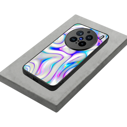 Lilac Drift stylish phone case for vivo x200 pro | glossy glass and slim fit