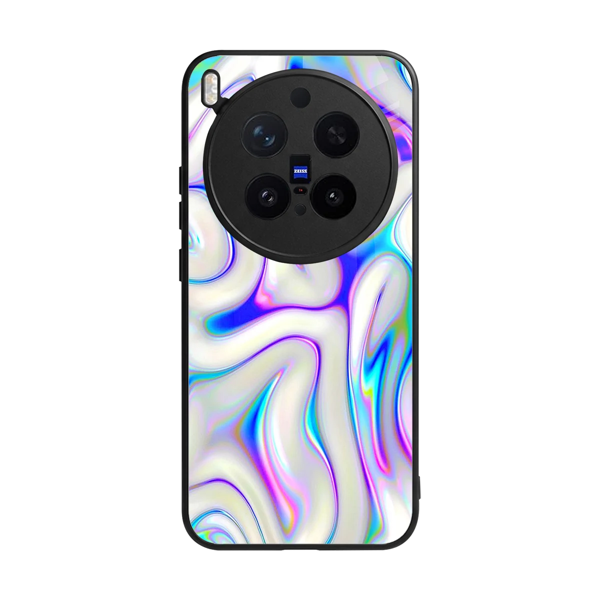 Lilac Drift back phone cover | glass case for vivo x300 pro