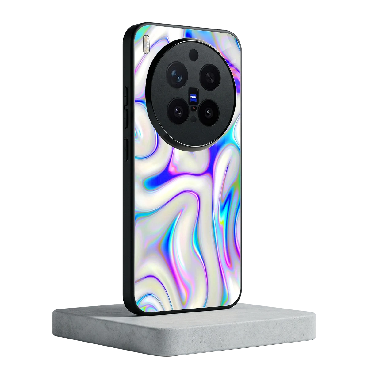 Lilac Drift vivo x300 pro mobile cover | shockproof glass phone case