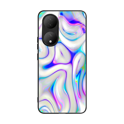 Lilac Drift back phone cover | glass case for Vivo-y100