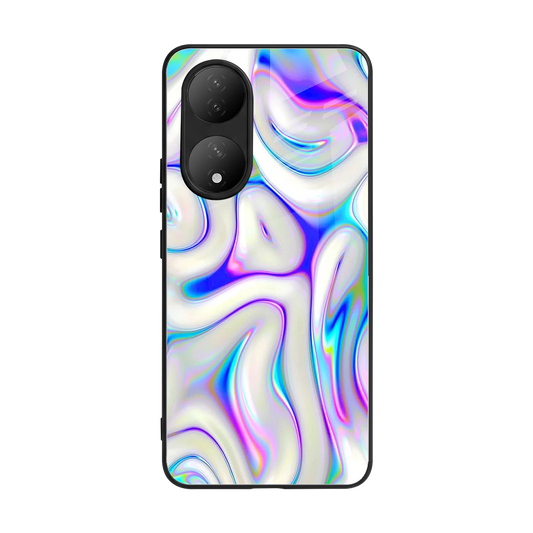 Lilac Drift back phone cover | glass case for Vivo-y100