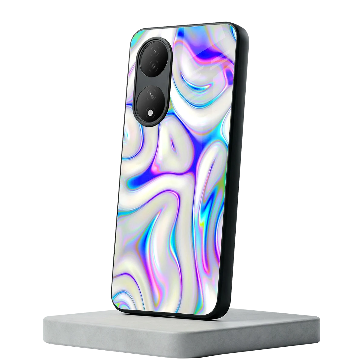 Lilac Drift Vivo-y100 mobile cover | shockproof glass phone case